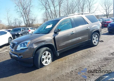 2008 GMC Acadia Slt-2 из США, поврежденный, VIN 1GKER33738J179439